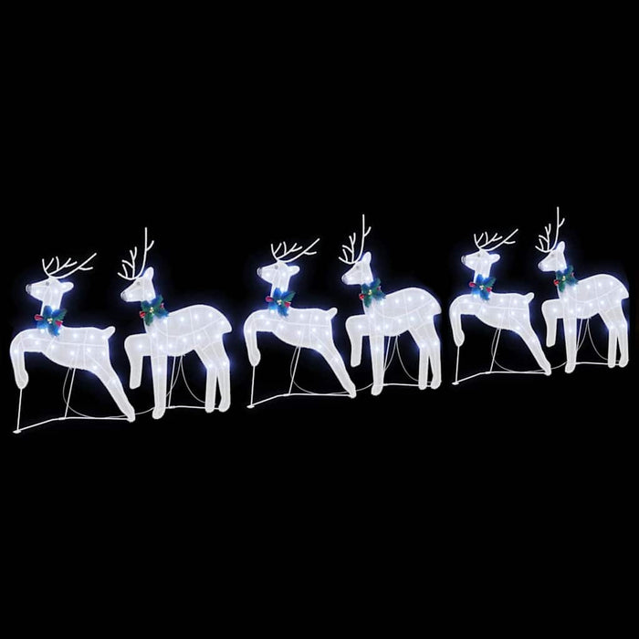 Renii LED 6 pcs Alb 45 x 19 x 65 cm țesătură - WALTI WALTI