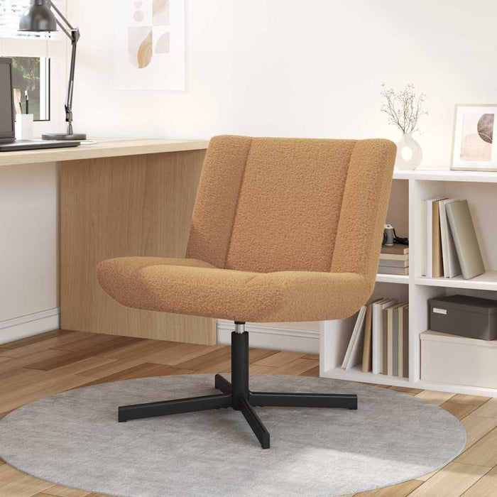 Scaun Accent Bej Țesătură, Metal Standard Ergonomic - WALTI WALTI