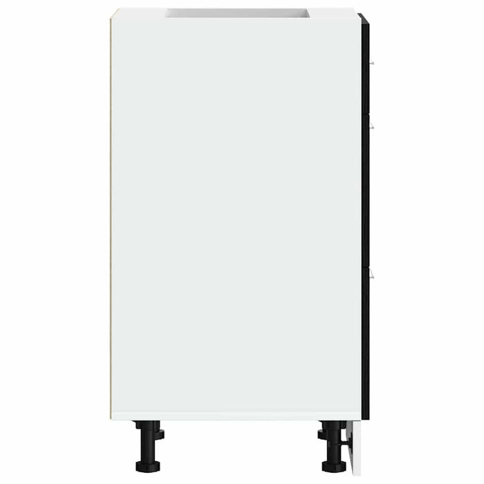 Culoar de bază pentru bucătărie cu sertar Riga Stejar Negru - WALTI WALTI