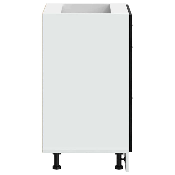 Culoar de bază pentru bucătărie cu sertar Riga Stejar Negru - WALTI WALTI