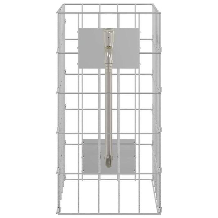 Coloană Gabion cu Punct de Apă 50x25x25 cm Oțel Inoxidabil - WALTI WALTI
