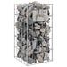 Coloană Gabion cu Punct de Apă 50x25x25 cm Oțel Inoxidabil - WALTI WALTI