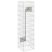 Coloană Gabion cu Robinet 100x25x25 cm Oțel Inoxidabil - WALTI WALTI