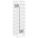 Coloană Gabion cu Robinet 100x25x25 cm Oțel Inoxidabil - WALTI WALTI