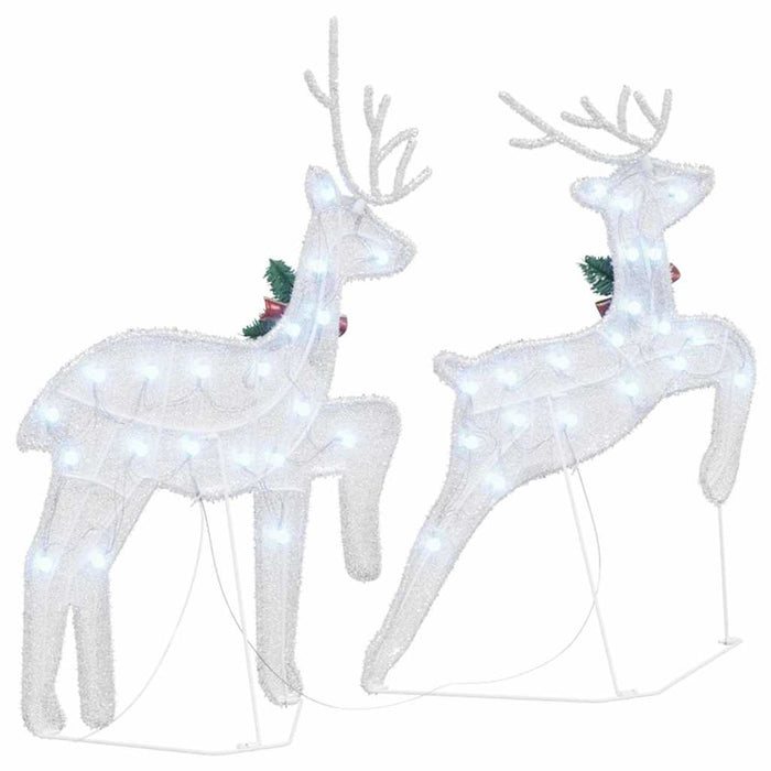 Renii LED 2 pcs Alb Rece 45 x 19 x 65 cm țesătură - WALTI WALTI