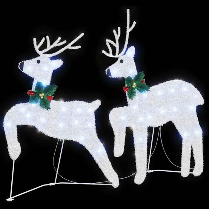 Renii LED 2 pcs Alb Rece 45 x 19 x 65 cm țesătură - WALTI WALTI