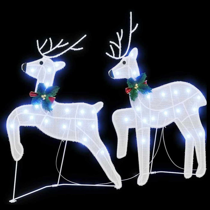 Renii LED 2 pcs Alb Rece 45 x 19 x 65 cm țesătură - WALTI WALTI