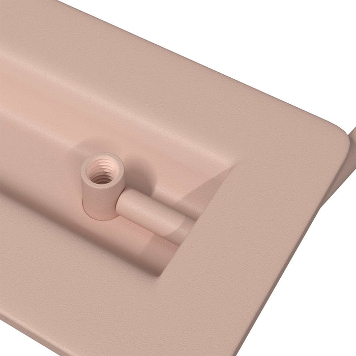 Mânere pentru dulap 12 pcs Roz 85 x 45 mm Metal WALTI