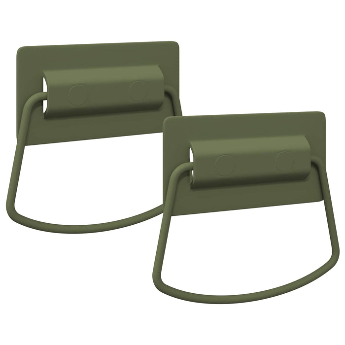 Mânere pentru dulap 2 pcs Verde măsliniu 85 x 45 mm Metal WALTI
