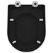 Capacul de toaletă Negru 48 x 36.5 x 4.5 cm Polipropilenă - WALTI WALTI