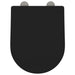 Capacul de toaletă Negru 48 x 36.5 x 4.5 cm Polipropilenă - WALTI WALTI
