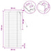Jaluzea venetiană Aspect Stejar 60 x 130 cm 35 mm - WALTI WALTI