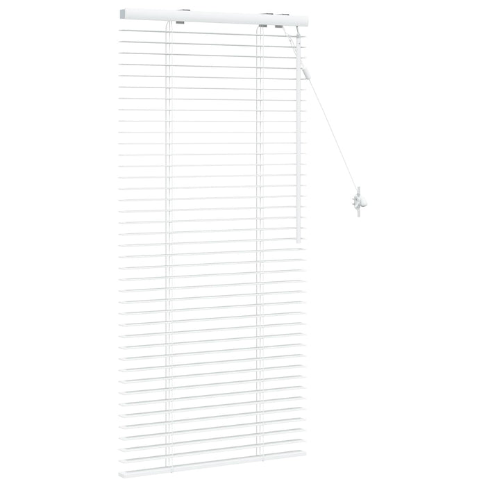 Jaluzea venetiană Alb 55 x 130 cm 35 mm Lemn solid de Paulownia - WALTI WALTI