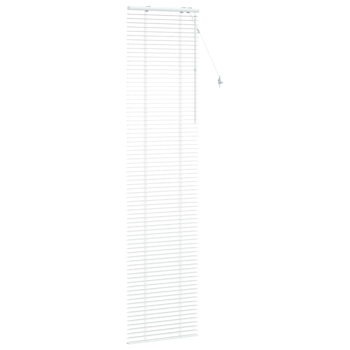 Jaluzea venetiană Alb 55 x 250 cm 35 mm Lemn solid de Paulownia - WALTI WALTI