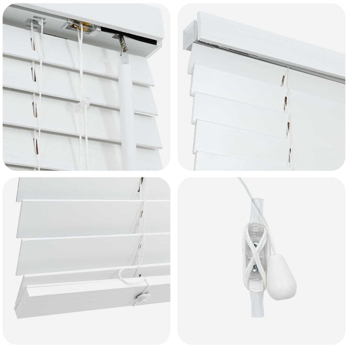 Jaluzea venetiană Alb 125 x 250 cm 35 mm WALTI