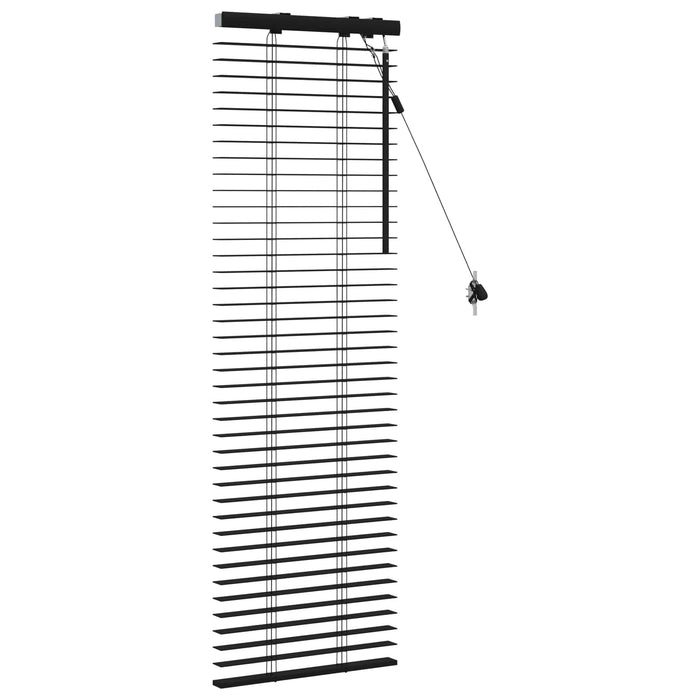 Jaluzea venetiană Negru 40 x 130 cm 35 mm - WALTI WALTI