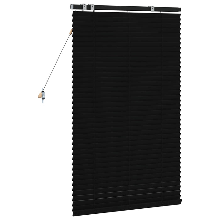 Jaluzea venetiană Negru 95 x 130 cm 35 mm WALTI