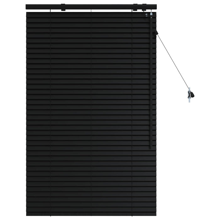 Jaluzea venetiană Negru 95 x 130 cm 35 mm WALTI
