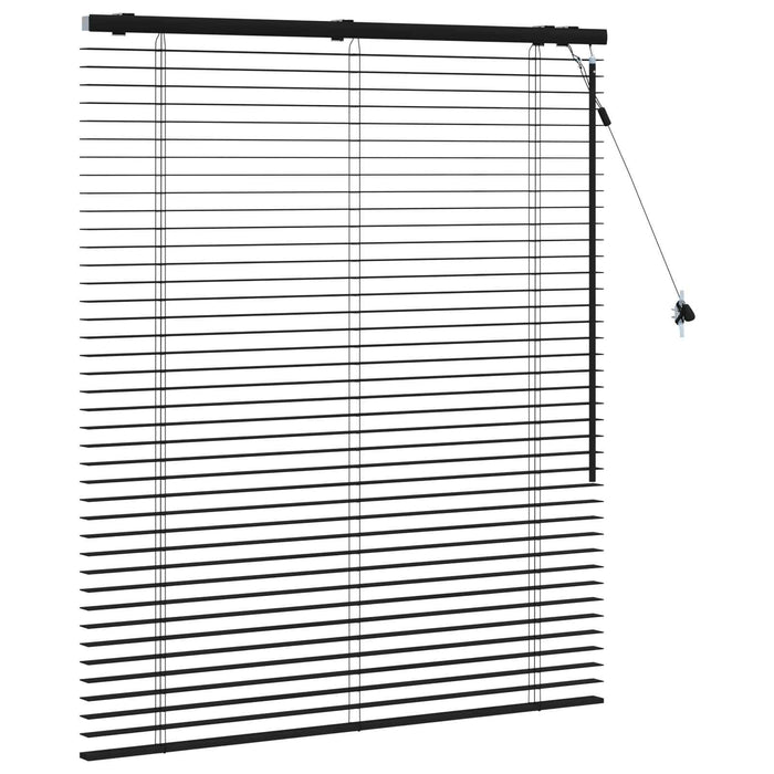 Jaluzea venetiană Negru 100 x 130 cm 35 mm WALTI