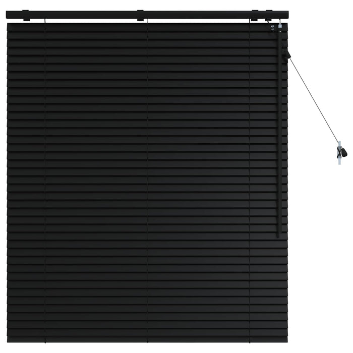 Jaluzea venetiană Negru 100 x 130 cm 35 mm WALTI