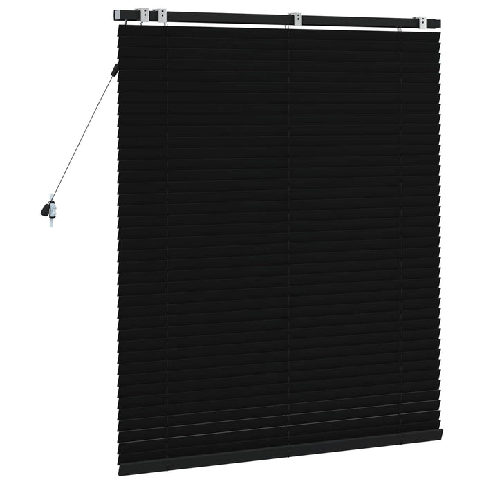 Jaluzea venetiană Negru 110 x 130 cm 35 mm WALTI