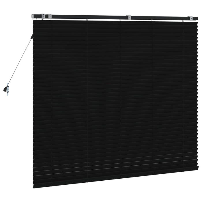 Jaluzea venetiană Negru 135 x 130 cm 35 mm - WALTI WALTI