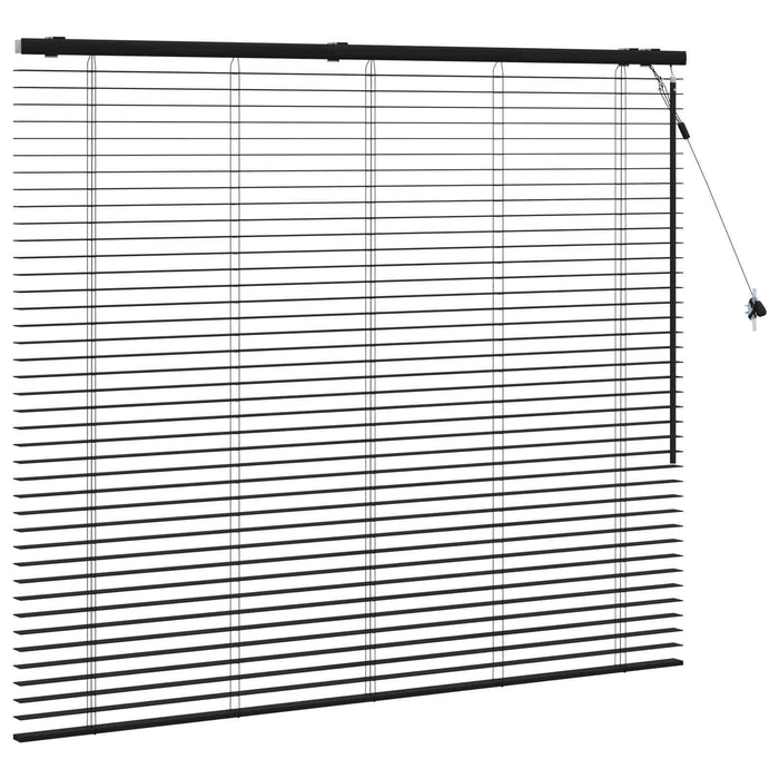 Jaluzea venetiană Negru 140 x 130 cm 35 mm - WALTI WALTI