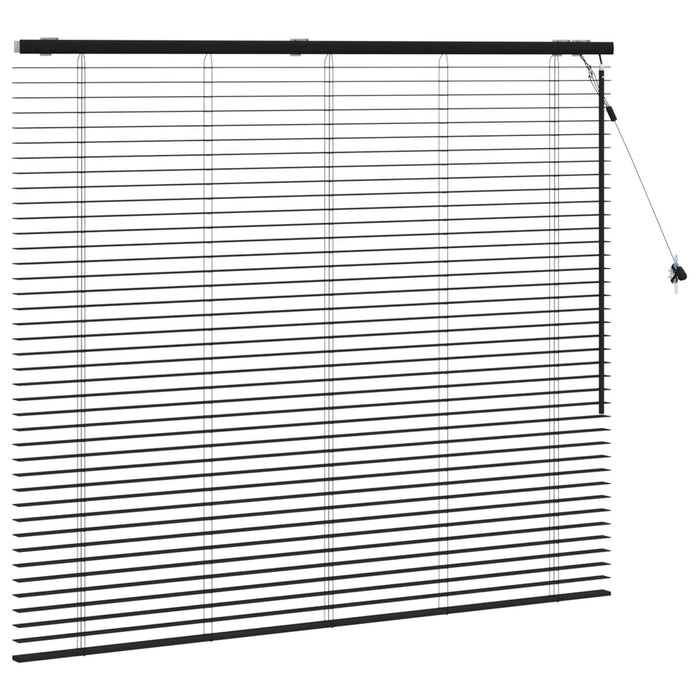 Jaluzea venetiană Negru 160 x 130 cm 35 mm - WALTI WALTI