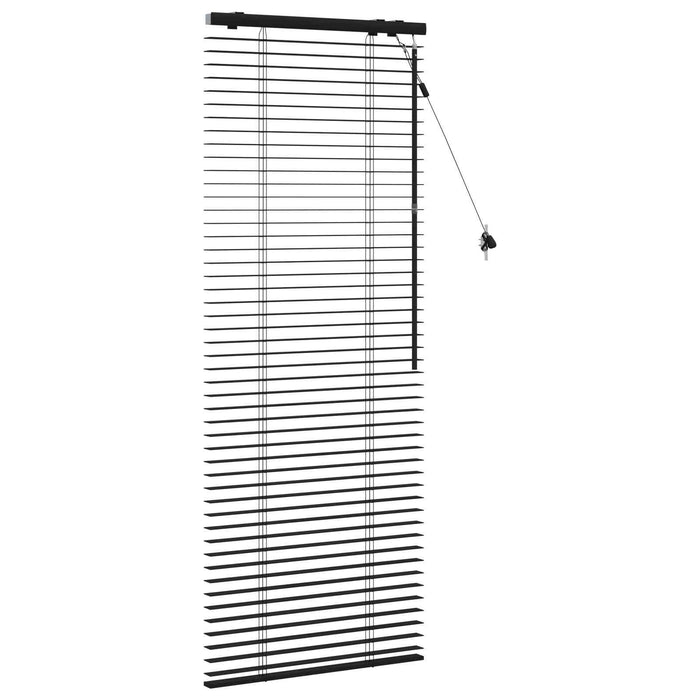 Jaluzea venetiană Negru 55 x 160 cm 35 mm - WALTI WALTI