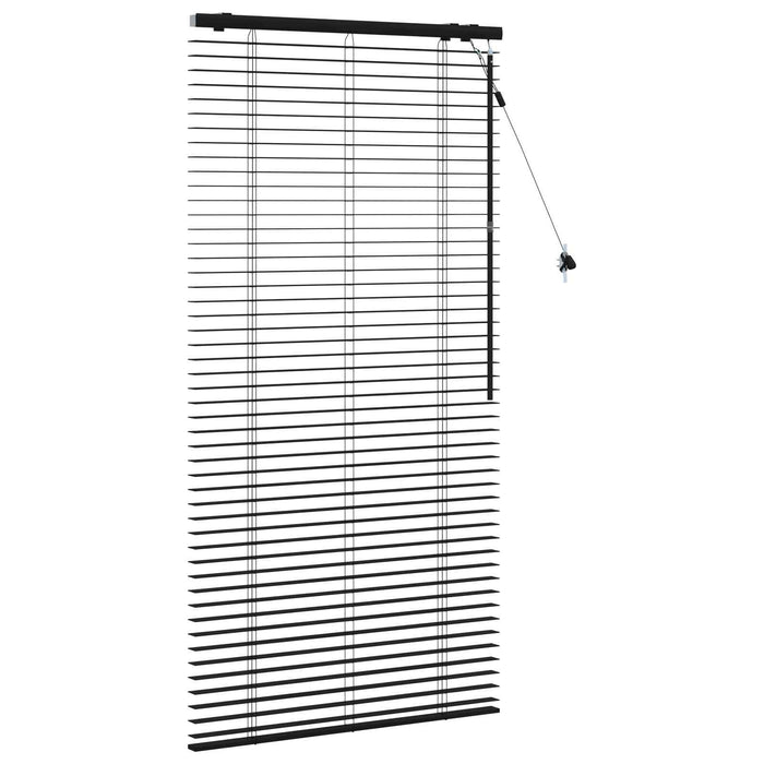 Jaluzea venetiană Negru 70 x 160 cm 35 mm - WALTI WALTI