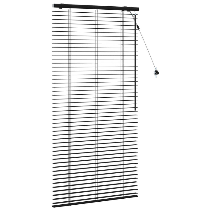 Jaluzea venetiană Negru 90 x 160 cm 35 mm - WALTI WALTI