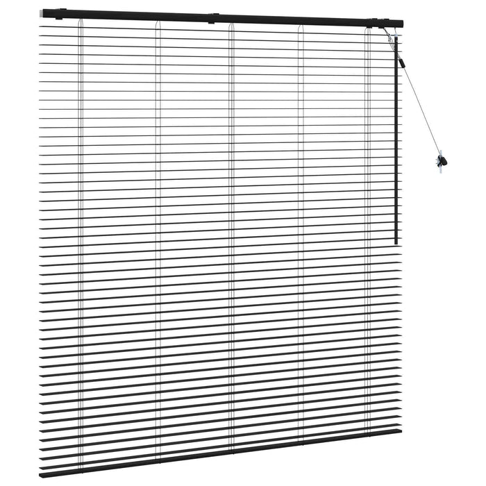 Jaluzea venetiană Negru 150 x 160 cm 35 mm - WALTI WALTI