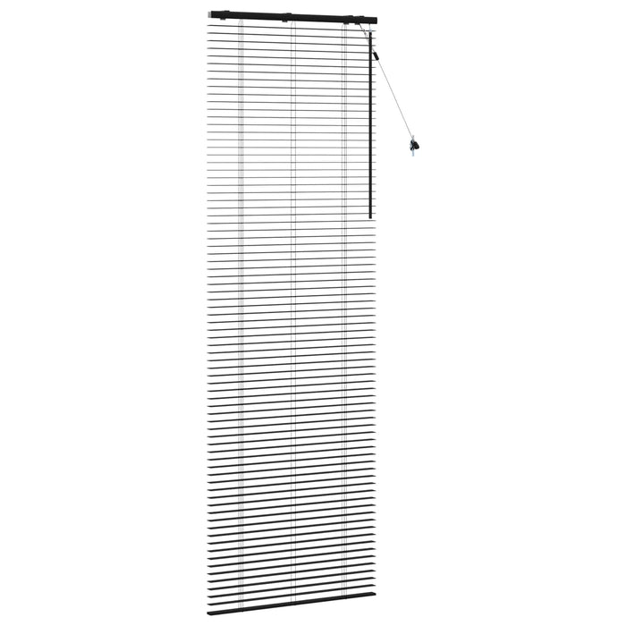 Jaluzea venetiană Negru 90 x 250 cm 35 mm - WALTI WALTI