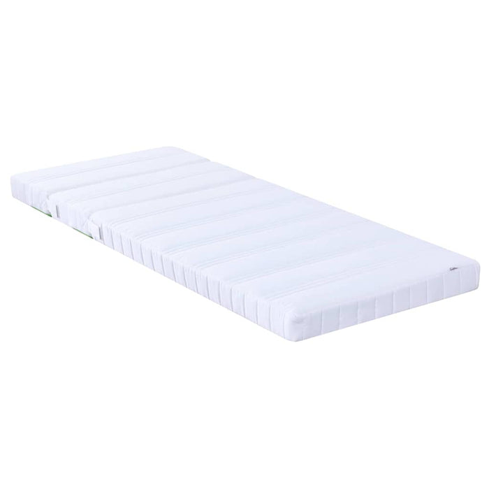Cadru de pat cu saltea Alb 80 x 200 cm Lemn masiv de pin - WALTI WALTI