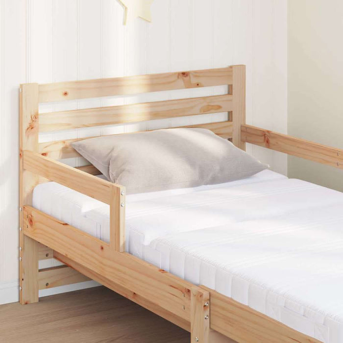 Cadru de pat cu saltea cu headboard Maro 80 x 200 cm - WALTI WALTI