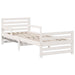 Cadru de pat cu saltea cu headboard Alb 80 x 200 cm - WALTI WALTI