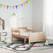 Cadru de pat cu saltea cu headboard Maro 80 x 200 cm - WALTI WALTI