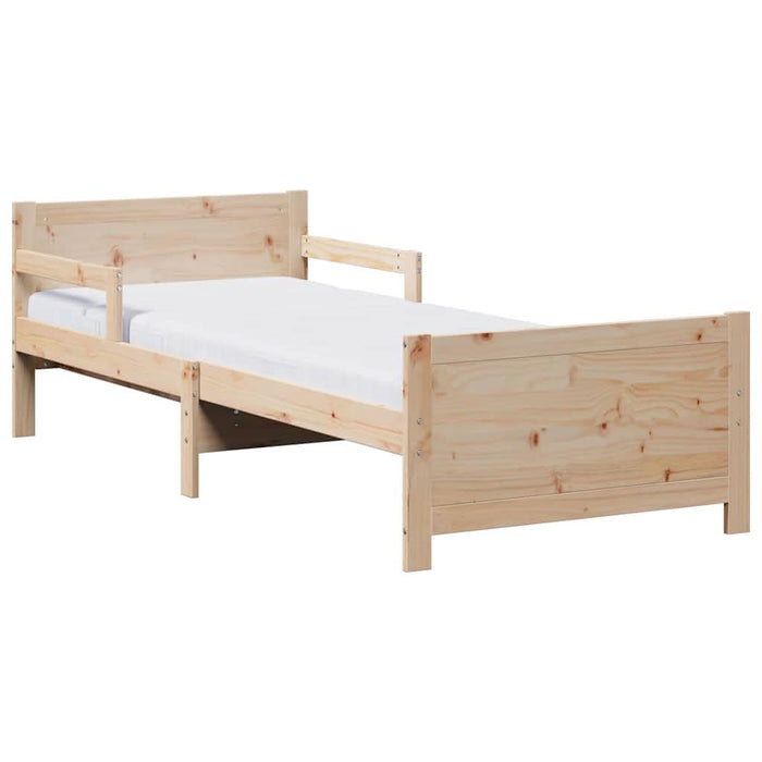 Cadru de pat cu saltea cu headboard Maro 80 x 200 cm - WALTI WALTI