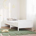 Cadru de pat cu saltea cu headboard Alb 80 x 200 cm - WALTI WALTI