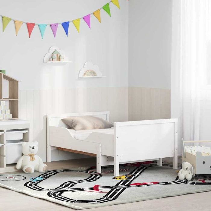Cadru de pat cu saltea cu headboard Alb 80 x 200 cm - WALTI WALTI