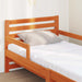 Cadru de pat cu saltea Maro 80 x 200 cm Lemn de pin masiv - WALTI WALTI