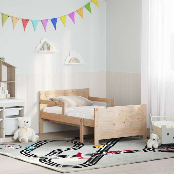 Cadru de pat cu saltea cu headboard Maro 80 x 200 cm - WALTI WALTI