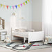 Cadru de pat cu saltea cu headboard Alb 80 x 200 cm - WALTI WALTI