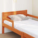 Cadru de pat cu saltea cu headboard Maro ceruit 80 x 200 cm - WALTI WALTI