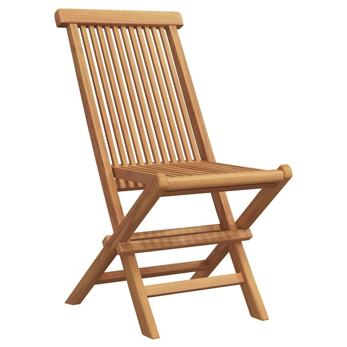 Set de masă pentru grădină 3 pcs Maro Lemn masiv de tec - WALTI WALTI