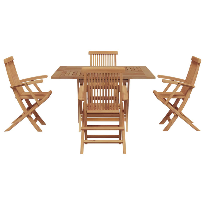 Set de masă pentru grădină Maro Lemn Teak Solid - WALTI WALTI