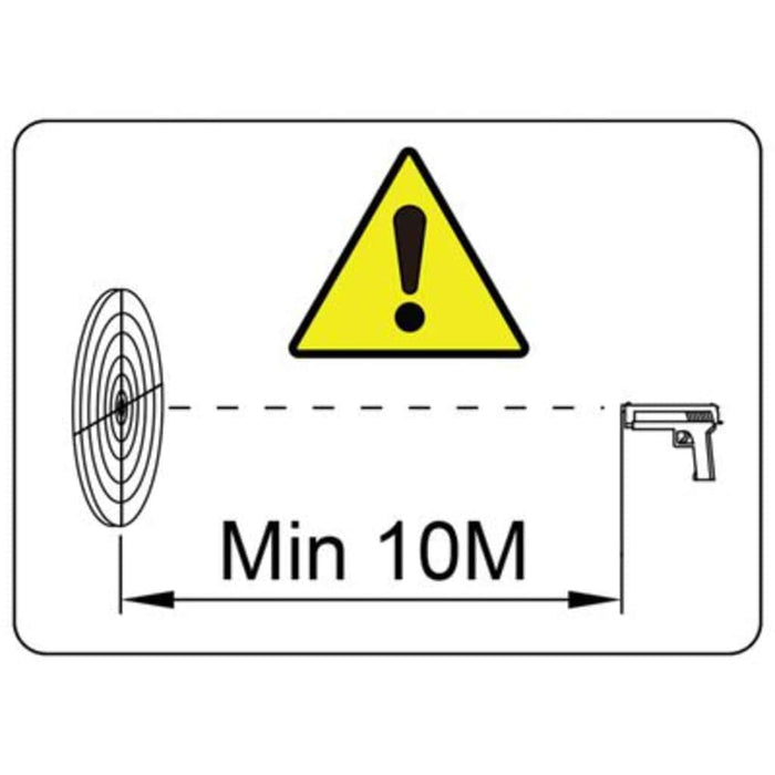 Suport pentru țintă Negru și Alb 82,5 x 51 x 150 cm Metal - WALTI WALTI