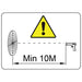 Suport pentru țintă Negru și Alb 82,5 x 51 x 150 cm Metal - WALTI WALTI