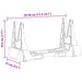 Suport pentru tragere Ajustabil Gri 46 x 14 x 19,5 cm Plastic - WALTI WALTI