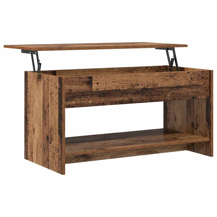 Masă de cafea Lemn Vechi 80 x 50,5 x 41,5 cm Lemn compozit - WALTI WALTI